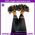 Golden Hair Wholesale Good Quality Double Drawn Prebonded Hair Extension